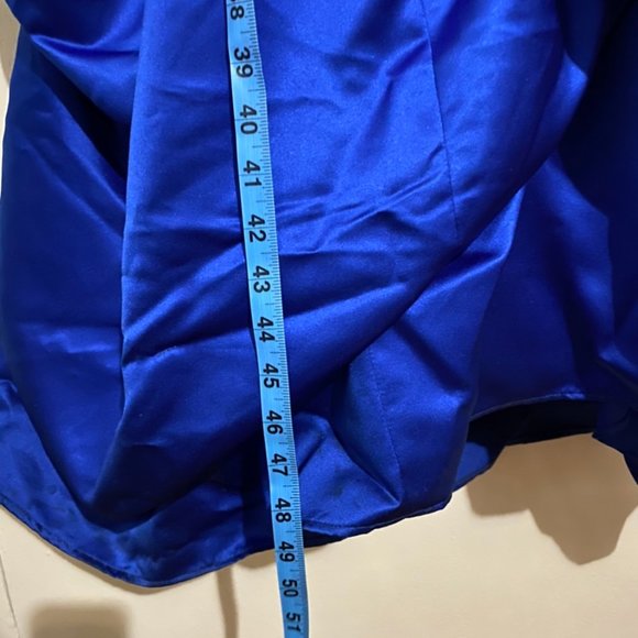 LAST CHANCE - Davids Bridal Horizon Bridesmaid Dress altered 2 - Picture 8 of 8